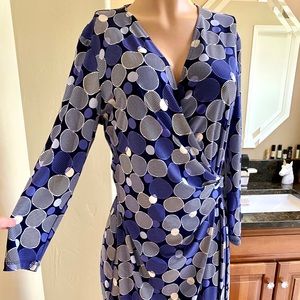 Anne Klein Side Tie Dress, Size L